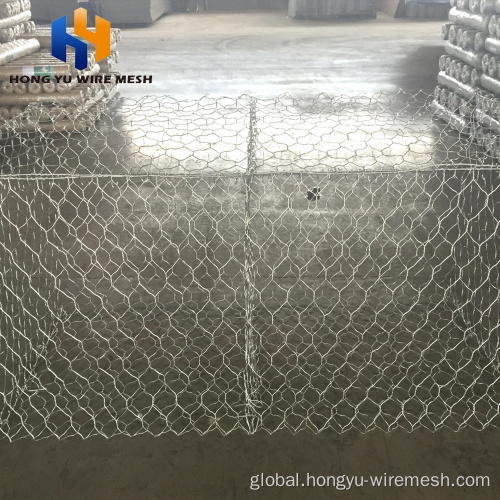 Hexagonal Gabion anping strong screen 2x1x1 gabion mesh for sale Factory